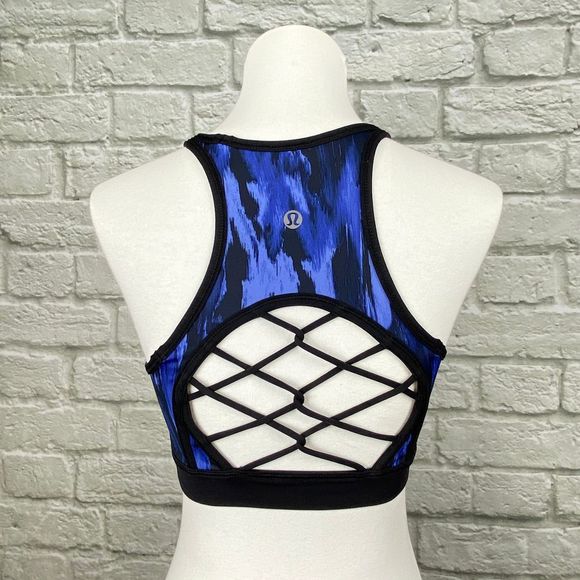 Lululemon Sweaty Or Not Bra II Painted Animal Sports Bra - Picture 5 of 6